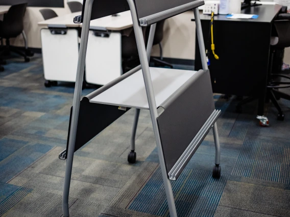 freestanding white board holder