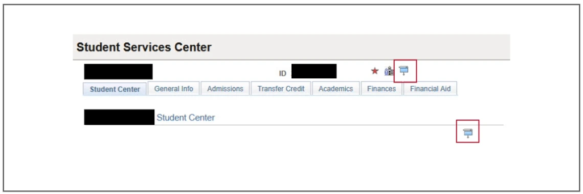 student center process