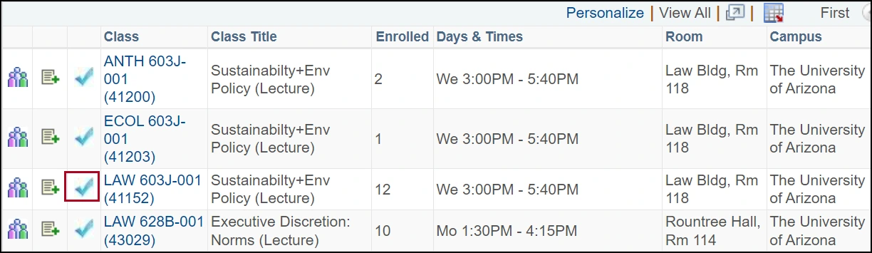 Instructor Center process 