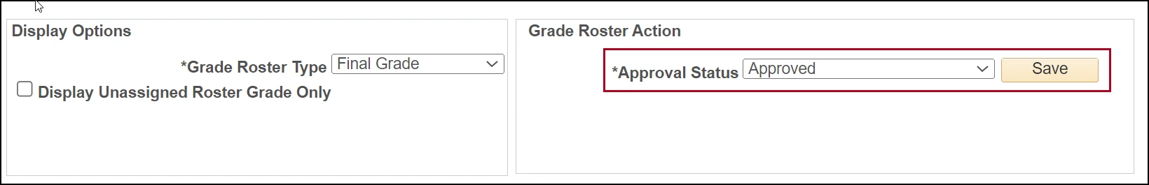 Instructor Center process 