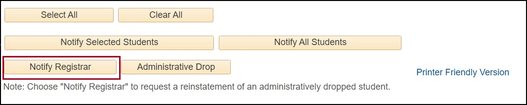 Instructor Center process 