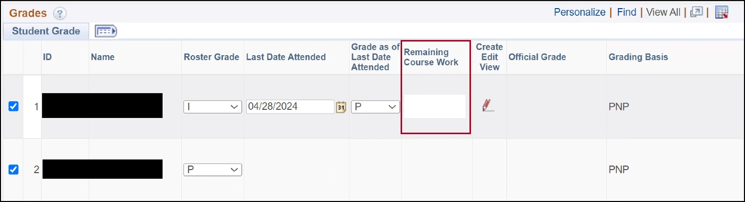 Instructor Center process 