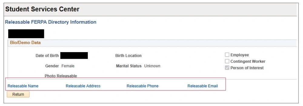 student center process